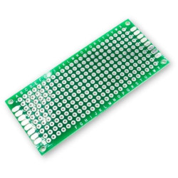 Universal double-sided PCB drilled 3x7 cm