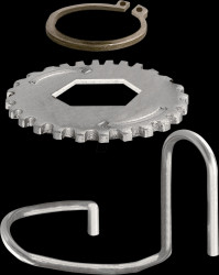 XY2CZ918 Mounting kit, for cable pull emergency switch XY2CH