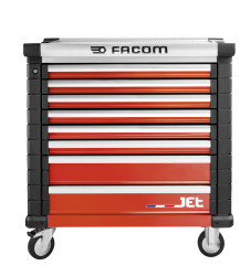 Szafka na rolkach, na kółkach, 8-szufladowa, 1004 x 1005 x 575mm, Facom