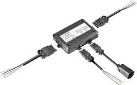 Zestaw rozdzielający do urządzeń kuchennych czarny Wieland Electric 99.445.6046.6