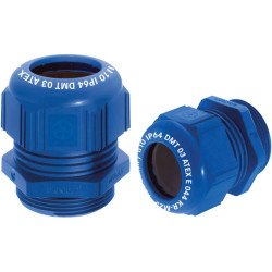 LAPP 54115415 KR-M ATEX plus BU EX Screwed Cable Gland Blue M16 4-6mm