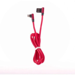 Kabel USB-lightning kątowy czerwony 1m LB0151 LIBOX