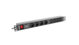 Listwa Zasilająca Rack Pdu 1U 16A 4X230v Pl 4Xiec C13 2M Czarna...