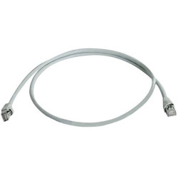 Teleg&#xE4;rtner 100009350 RJ45 Network cable CAT 5e F/UTP 25 m Grey Flame retardant