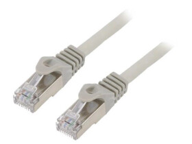 Patch cord S/FTP, Cat 6a, RJ45 wtyk z obu stron, linka, Cu, 2m PP6A-LSZHCU-2M