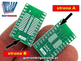 Płytka drukowana TSSOP24/SOP24 na DIP24