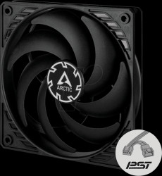 ACFAN00187A Arctic case fan P12 Slim PWM PST Black, 120 mm