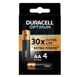 LR3 / AAA Duracell Optimum Bx4 8726