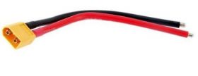 Wtyk XT60 męski z przewodem 10cm AWG16