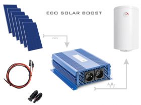 Zestaw do grzania wody w bojlerach ECO Solar Boost 1650W MPPT 6xPV Poli