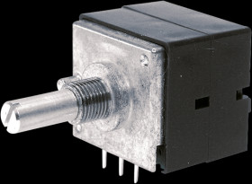 402338 ALPS rotary potentiometer, high-end, 6 mm, stereo, 500 K