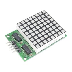 Wyświetlacz matrycowy LED 8x8 - czerwony