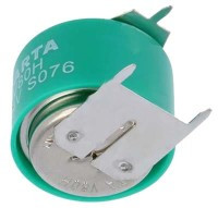 AKU-GP70V2P3 Akumulator NiMH 2.4V 70mAh; 18,9x15,5mm, 3 nogi