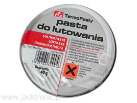 PASTA LUTOWNICZA 40ml PUDEŁKO METALOWE.