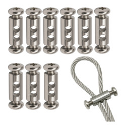 Mocowanie Linki Stalowej - Typ E 5,9x10mm - Zacisk Linki Stalowej 10szt