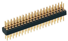 Złącze szpilkowe 16-pinowe 852 raster: 1.27 mm Prosty 2-rzędowe Preci-Dip Otwór przelotowy 150 V Bez osłony
