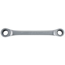Gedore RED 3300892 Double Combination Ratchet Wrench straight 8x10 mm