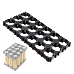 Plastikowa obudowa 6x3 do pakietowania akumulatorów Li-Ion 18650 - na 18 szt.