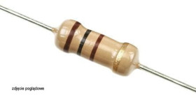 91K 0,25W rezystor węglowy THT