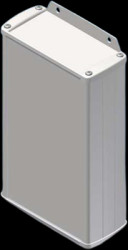 Aluminum Profile enclosure, (L x W x H) 175 x 106 x 45 mm, gray, TEKAM-33/E.7