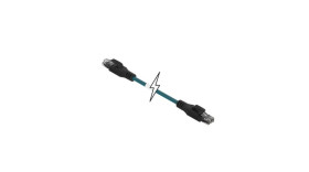 Kabel Ethernet Cat5e długość 10m Z zakończeniem Molex TPU