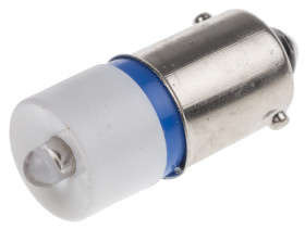 Lampka kontrolna Niebieski 28V dc BA9s LED średnica 10mm długość 24mm