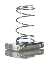 Podkładka do szyn montażowych z gwintem M6 wymiary 41 x 41mm Unistrut Stal