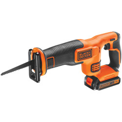 Black&#x2B;Decker BDCR18C1-GB BDCR18C1 Reciprocating Saw 18V 1 x 1.5Ah Li-ion