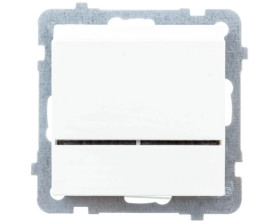 SONATA Łącznik hotelowy z podświetleniem ecru ŁP-15RS/m/27