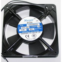 wentylator 120x25 ślizgowy 230VAC 94,6m3/h, 2250obr, 34dBA