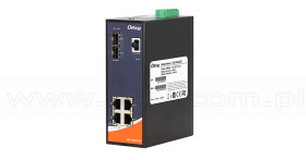 ORing IGS-C9042GP, Switch przemysłowy, zarządzalny, 4x 10/1000 RJ-45 + 2x100/1G/2.5G SFP, O/Open-Ring <30ms