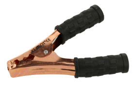 Krokodylek; K400A; czarny; 165mm; zaciskany; 400A; stal cynkowana