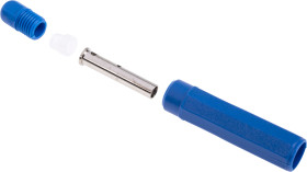 Gniazdo bananowe Żeński Połączenie lutowane typ Gniazdo bananowe Niebieski 20A RS PRO rozmiar 4 mm
