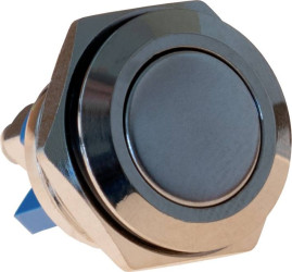 Joy-it Button16C-01 Button16C-01 Przełącznik przyciskowy 250 V 3 A chwilowy (Ø x D) 16 mm x 19.20 mm IP65 1 szt.