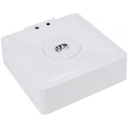 Oprawa awaryjna optyka korytarzowa SKALER 3W 161lm IP40 biała kwadratowa Luxmena BEMKO