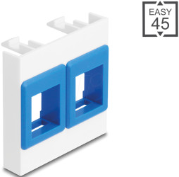 81557 Easy 45 Module 2x Keystone Holders 45 x 45 mm