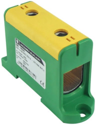 Złączka szynowa jednopolowa ZGX 1x150 mm2 żółto-zielona (Al-Cu) ENE-00387