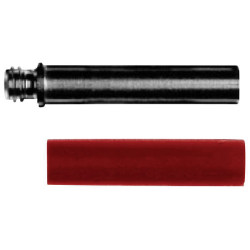 St&#xE4;ubli 231035-1 B4-E-IM4-I screw adapter M4 bush 4mm socket red 1pc safety