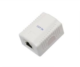 GNIAZDO RJ45 POJEDYNCZE KAT 5e 7PK-342RCEUS-MWH PROSKIT