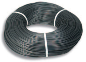 Insulating tube, inside Ø 12 mm, black, PVC, -20 to 90 °C, 0801 0412 010