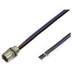 BKL 2701008 Recess-mount M8 socket 0.2m 4.5 Pins 1pc