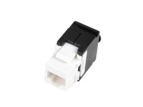 Gniazdo keystone UTP kat.6 RJ45 beznarzędziowe nieekranowne Q-LANTEC MKB-U6-1
