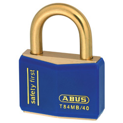 ABUS 45416 T84MB/40mm Blue Rustproof Padlock Keyed Alike 8406