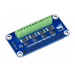 4-Channel Current/Voltage/Power Monitor HAT for Raspberry Pi