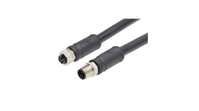 Kabel przemysłowy konfekcjonowany ze złączem Złącze M12 długość 15m Rodzaj A Żeńskie Złącze B Złącze M12