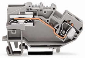 Złączka TOPJOB 1-przewodowa 10mm2 do przewodu wyrównawczego szara 784-623 /25szt./