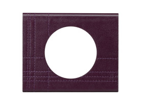 CELIANE Ramka 1 pojedyncza skóra fioletowa 069441 LEGRAND
