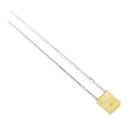 Yellow 3 x 2mm Diffused Rectangular LED 70mcd 130°