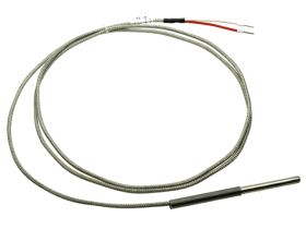 Czujnik; temperatury; 1-CTP001-PT100-6-50-WS-1,5; rezystancyjny; z obudową; cylindryczny metalowy; PT100; z przewodem 1,5mb; fi