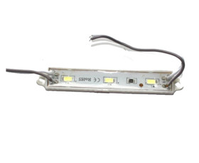 Moduł listwa 3x LED SMD biała zimna 12V